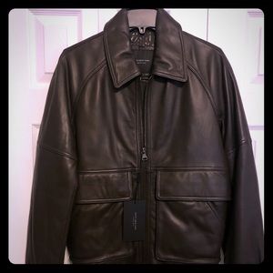 Marc New York genuine leather jacket size S, NWT